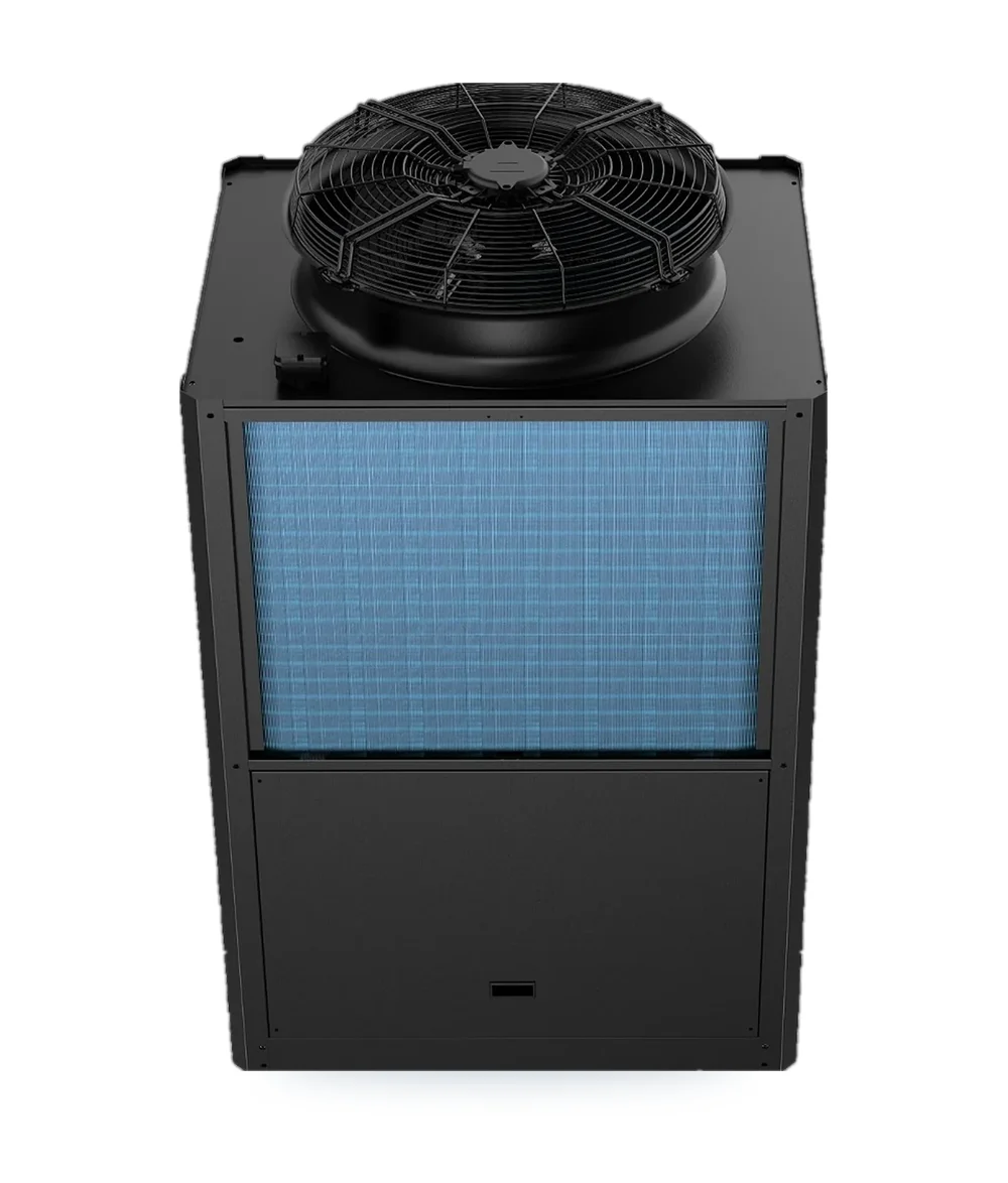 Промышленный тепловой насос Power World PW150-DKZLRS-E на хладагенте R290 — моноблок с одним вентилятором (изображение производителя)