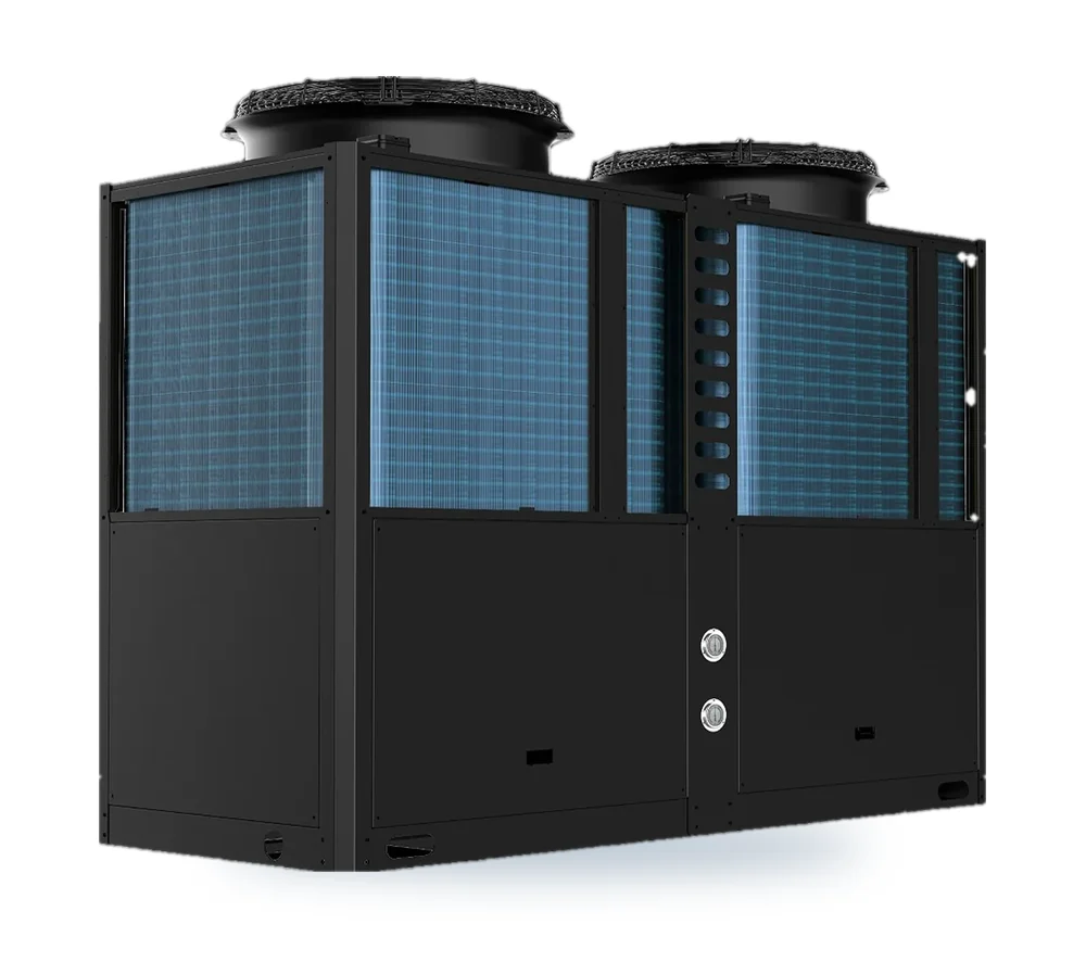 Промышленный тепловой насос Power World PW300-DKZLRS-E на R290 — двухблочный корпус с двумя вентиляторами (изображение производителя)